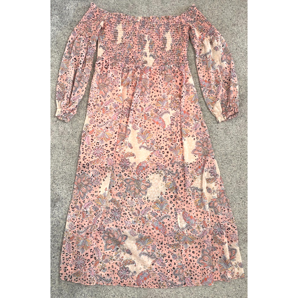 French Connection Women's Demetra Off-the-Shoulder Dress Sz US 10 Boho Fairy